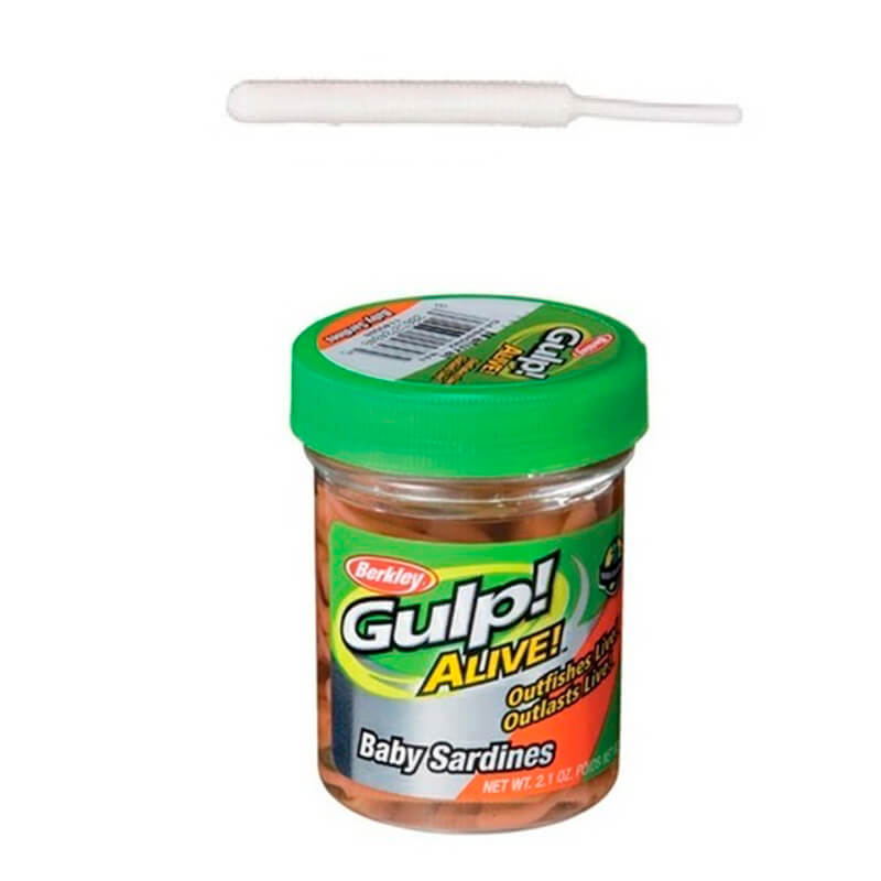 Силиконовая приманка Berkley Gulp! SW Alive Baby Sardine 2'' 36CT #Pearl White