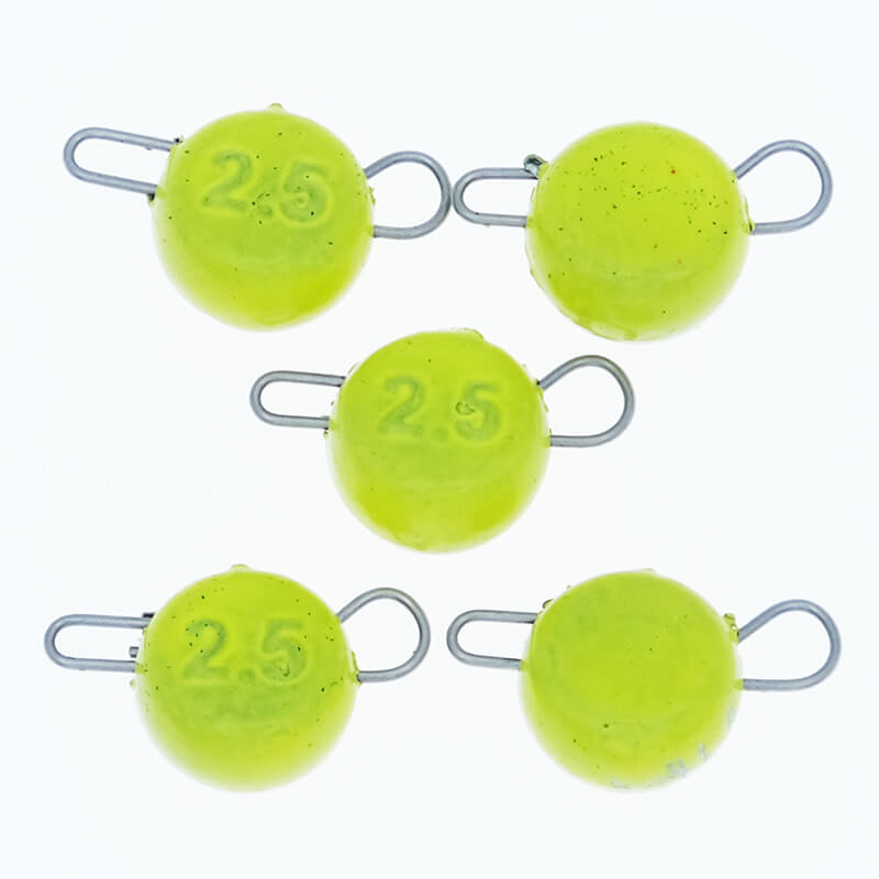 Груз свинцовый Тула Спорт Таблетка желтый 2,5гр. (5шт.)