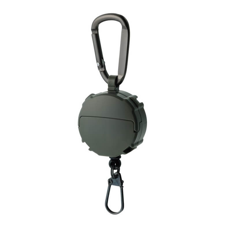 Ретривер DaiichiSeiko Clip On Reel + Micro Case Foliage Green Ретривер DaiichiSeiko Clip On Reel + Micro Case Foliage Green