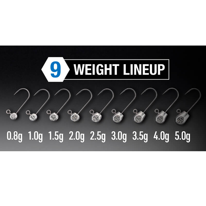 Джиг-головка вольфрамовая Jackall LG Head Type TG #6 2.5g (3шт.)