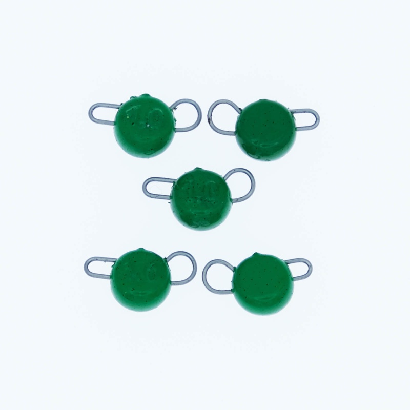 Груз свинцовый Тула Спорт Таблетка зеленый 1гр. (5шт.)