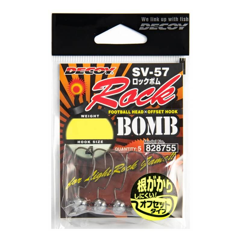 Джиг-головка Decoy Rock Bomb SV-57 #4 5g (5шт.) Джиг-головка Decoy Rock Bomb SV-57 #4 5g (5шт.)