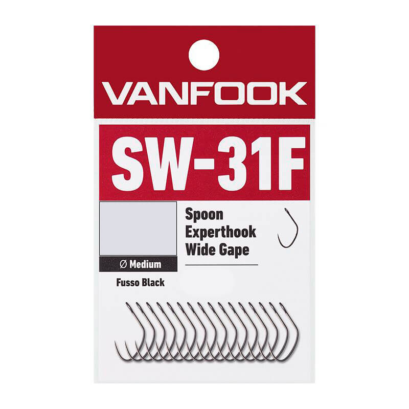 Крючки Vanfook SW-31F Fusso Black #8 (16 шт.)