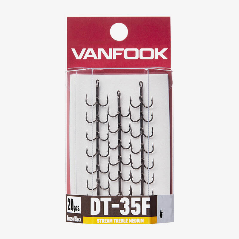 Крючки тройные Vanfook DT-35F Fusso Black #12 (20шт)