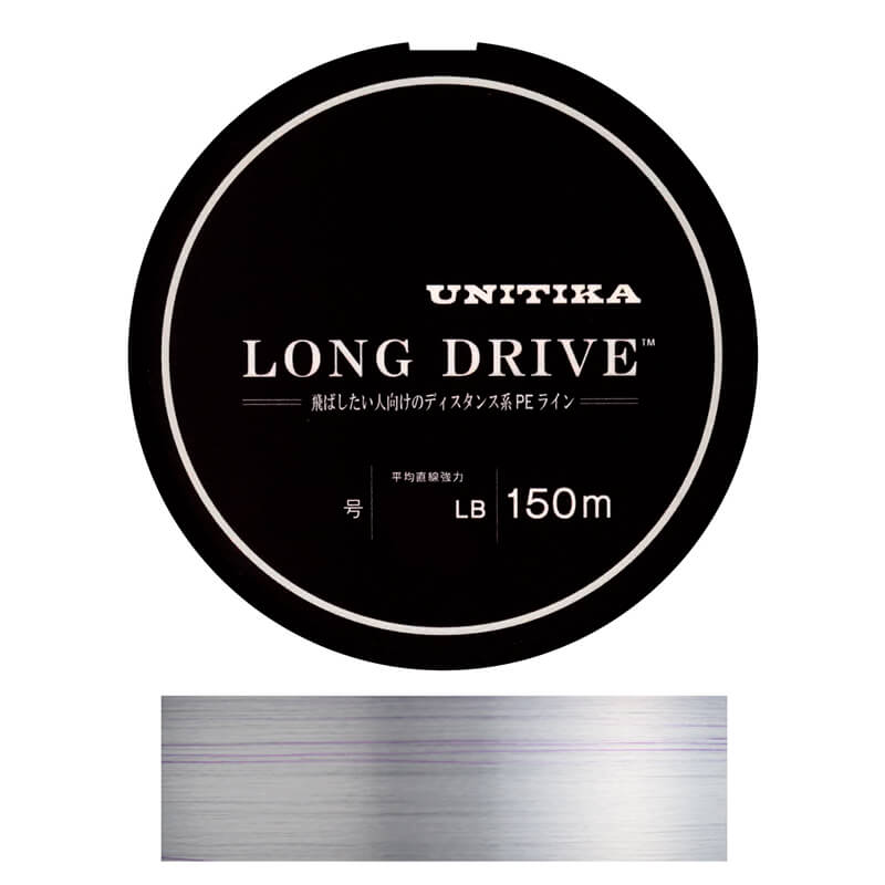 Шнур Unitika Long Drive PE X4 150m #0.2 White