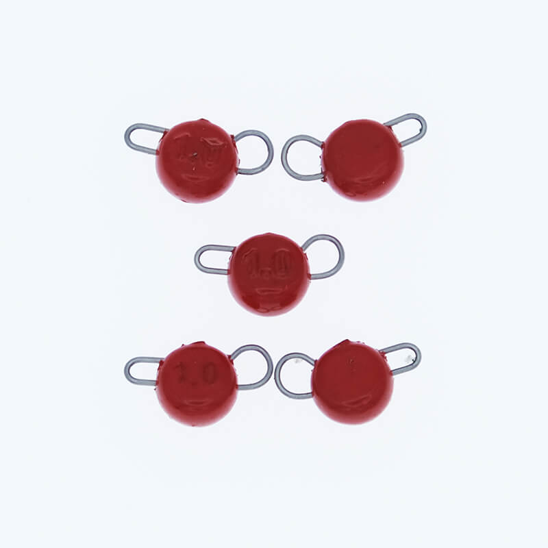 Груз свинцовый Тула Спорт Таблетка красный 1гр. (5шт.)