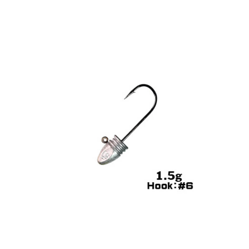 Джиг-головка Xesta Bullet Rib Head #6 1,5гр. (4шт.)