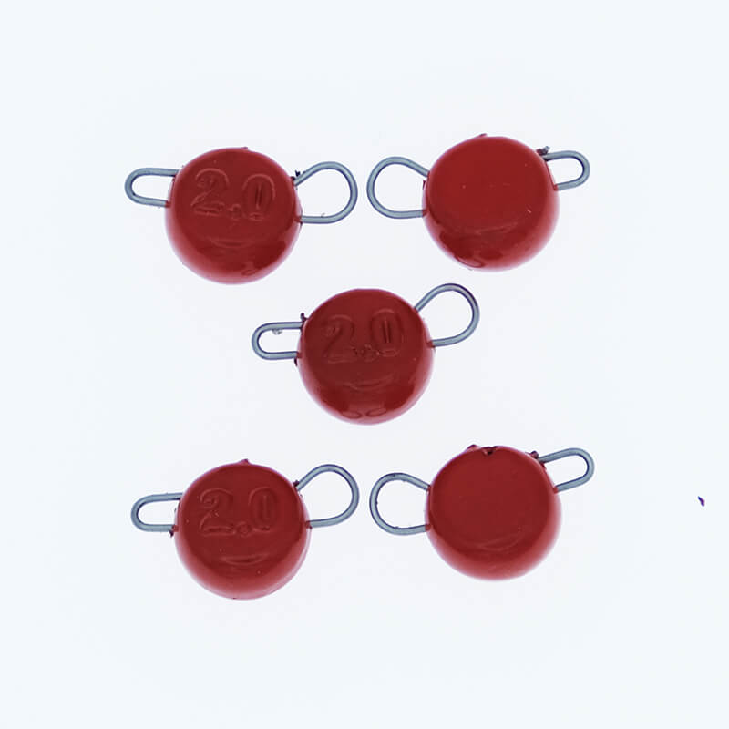 Груз свинцовый Тула Спорт Таблетка красный 2гр. (5шт.)