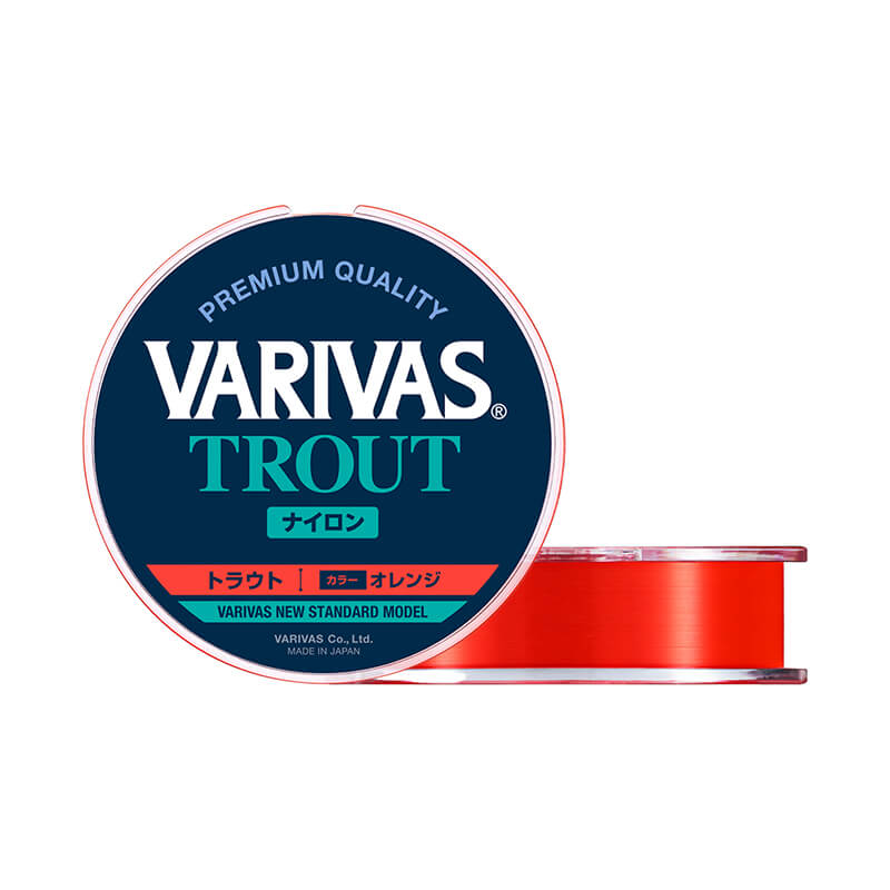 Леска Varivas Trout Nylon Orange 100m #0.6 2.5lb