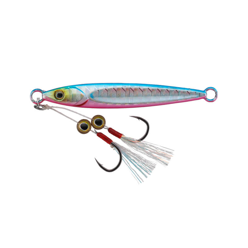 Пилькер Jackall Big Backer Fit Jig 10g #Black Pink Border Holographic