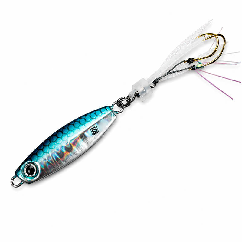 Пилькер BS Baits Aji Double Hook 5гр. #Blue