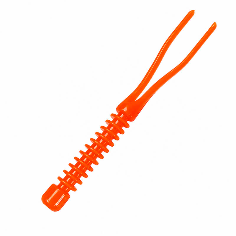 Силиконовая приманка BS Baits Stretch Double Twin 2.1" #Carrot