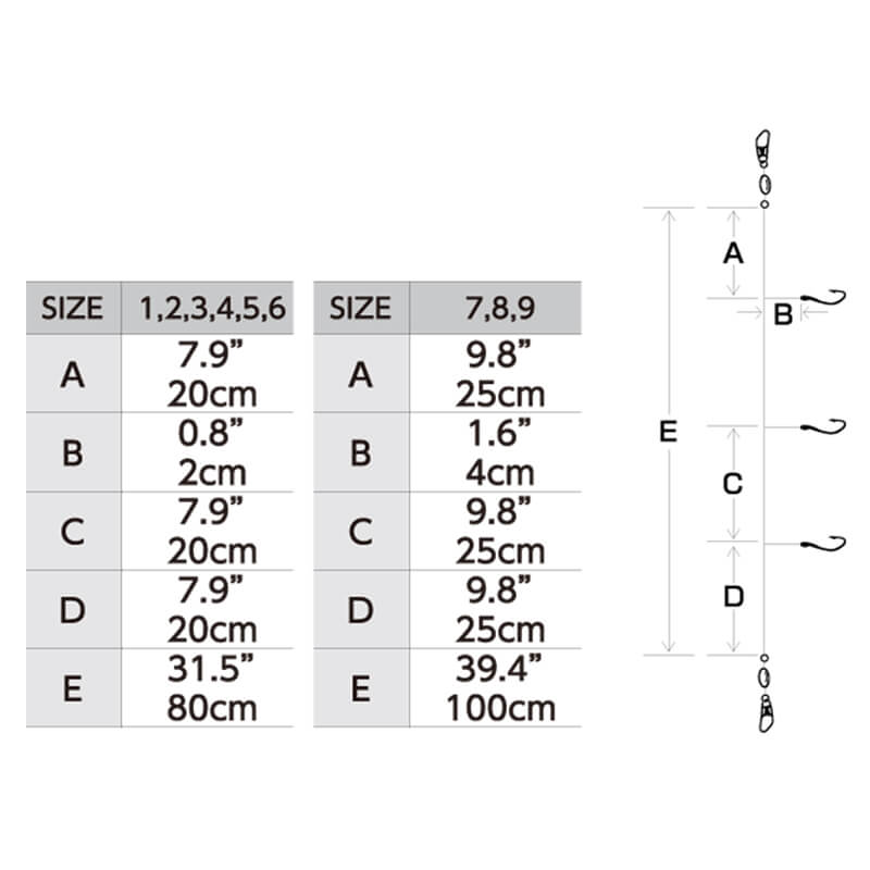 Сабики Hayabusa EX014 3hooks #4 UV Twist Skin