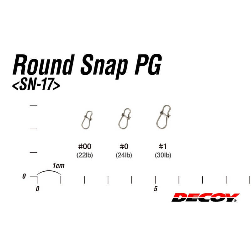 Застежки Decoy Round Snap PG SN-17 #0 (8шт.)