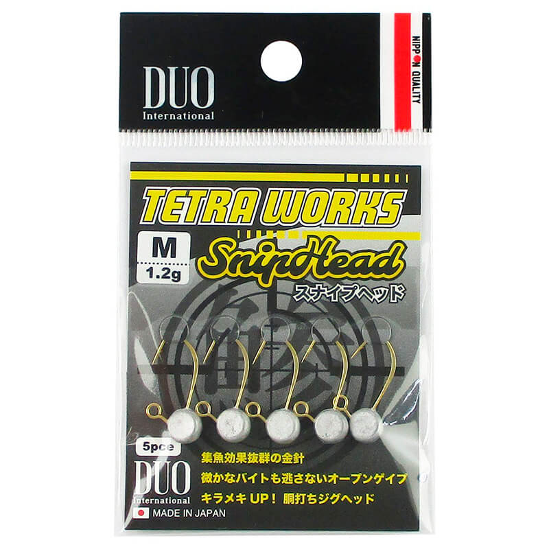 Джиг-головка DUO Tetra Works Snip Head M 1.2g (5шт.) Джиг-головка DUO Tetra Works Snip Head M 1.2g (5шт.)