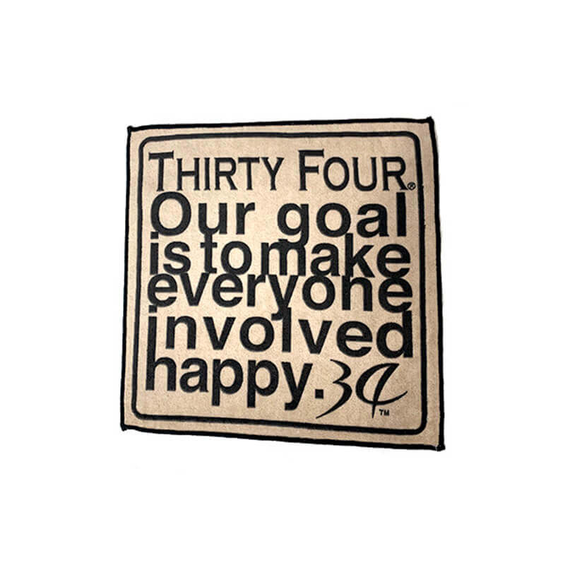 Полотенце Thirty34Four Square Mini Towel Brown