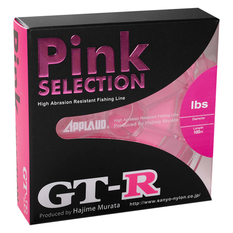 Леска Sanyo Nylon Applaud GT-R Pink Selection 100m #0.6 2.5LB