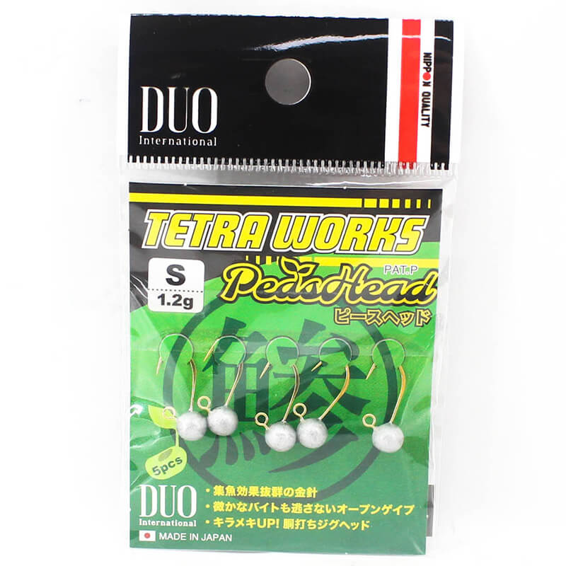 Джиг-головка DUO Tetra Works Peas Head S 1.2g (5шт.) Джиг-головка DUO Tetra Works Peas Head S 1.2g (5шт.)