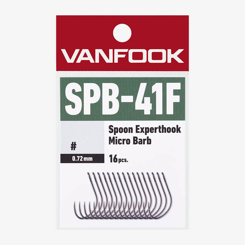 Крючки Vanfook SPB-41F Fusso Black #8 (16 шт.)