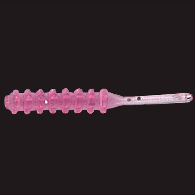 Силиконовая приманка Yarie №691 Amibaits 0.9" #12F Clear Pink