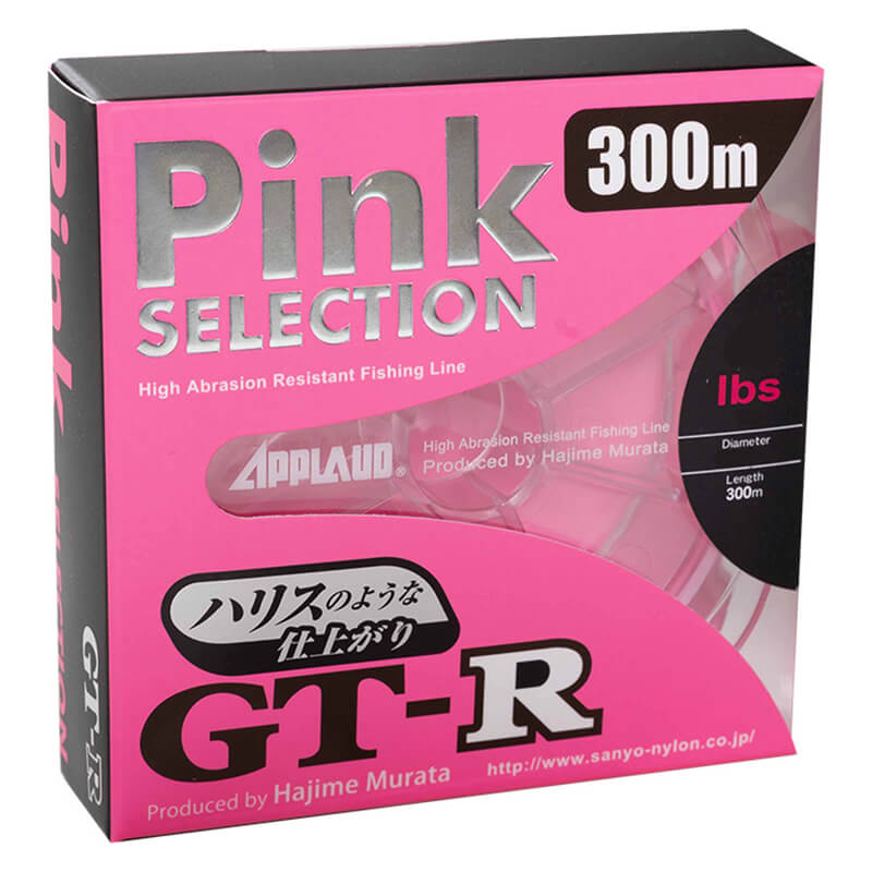 Леска Sanyo Nylon Applaud GT-R Pink Selection 300m #0.8 3LB