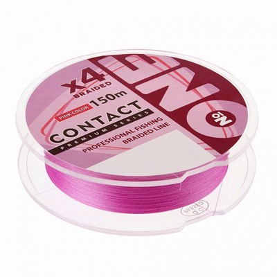 Шнур Number ONE Contact 4X 150m pink #0.3