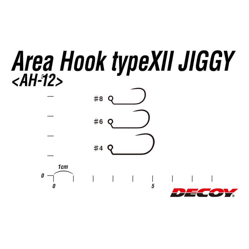 Крючки Decoy Area Hook Jiggy Type XII #4 Крючки Decoy Area Hook Jiggy Type XII #4