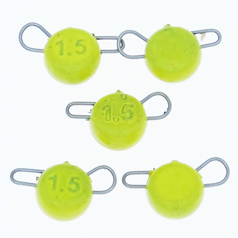 Груз свинцовый Тула Спорт Таблетка желтый 1,5гр. (5шт.)