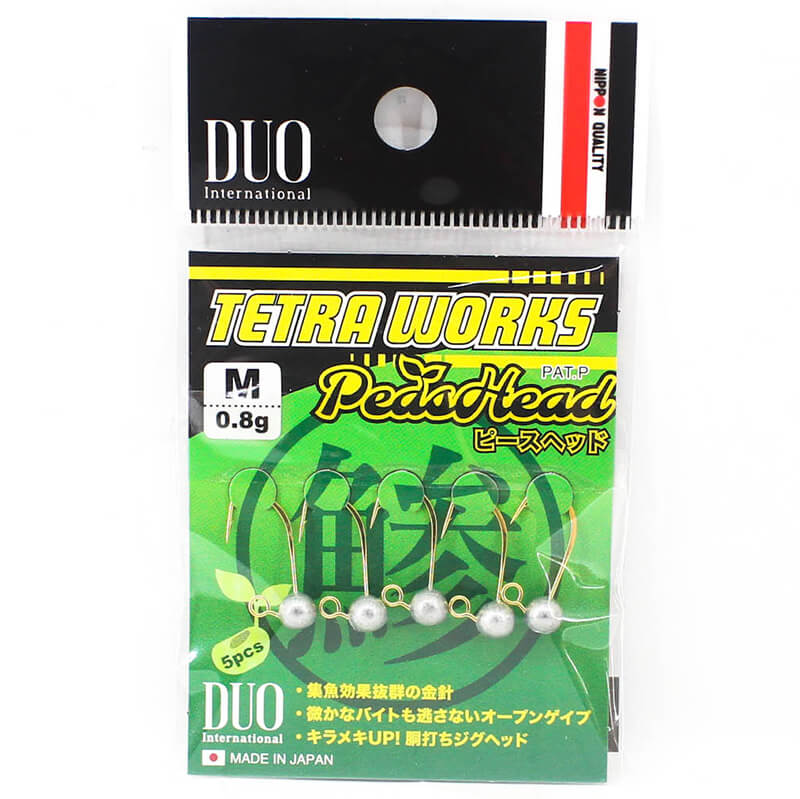 Джиг-головка DUO Tetra Works Peas Head M 0.8g (5шт.) Джиг-головка DUO Tetra Works Peas Head M 0.8g (5шт.)