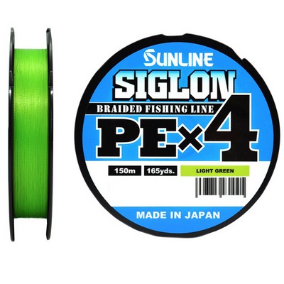 Шнур Sunline Siglon PE x4 150m Light Green #0.2