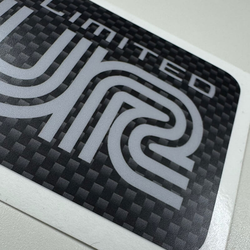 Наклейка Thirty34Four Carbon Logo