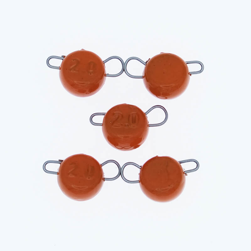 Груз свинцовый Тула Спорт Таблетка оранжевый 2гр. (5шт.)