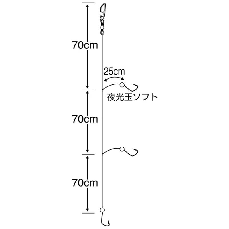 Сабики Sasame D-812 Ajibishi 3hooks UV #11 3-3 2.1m