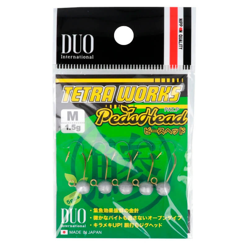 Джиг-головка DUO Tetra Works Peas Head M 1.5g (5шт.) Джиг-головка DUO Tetra Works Peas Head M 1.5g (5шт.)
