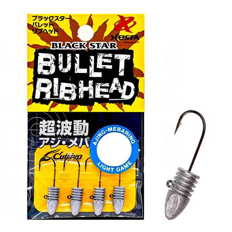 Джиг-головка Xesta Bullet Rib Head #6 2,5гр. (4шт.)