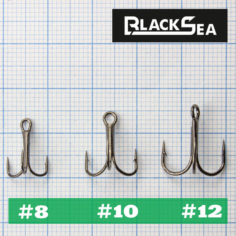 Крючки тройные BS Baits KH-11030 BN №12 (5шт.)