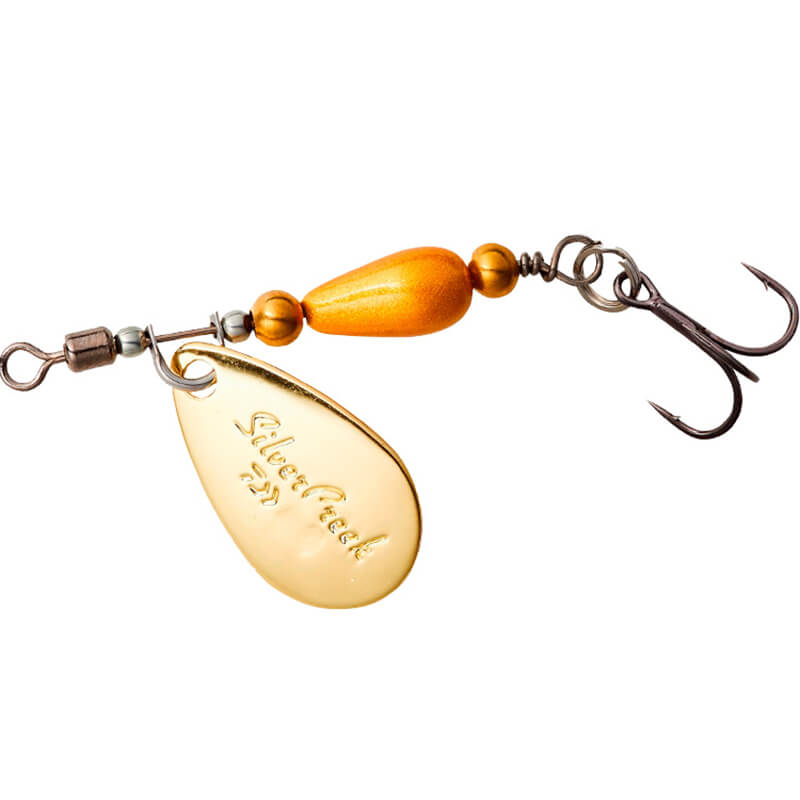 Вращающаяся блесна Daiwa Silver Creek Spinner 3g. #Gold