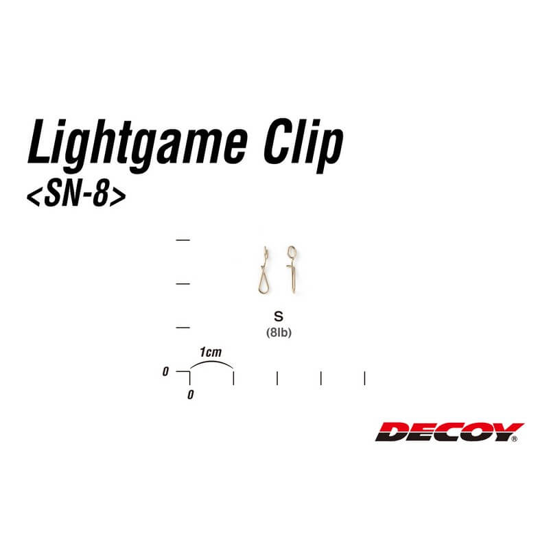 Застежки Decoy Light Game Clip SN-8 S (15шт.)