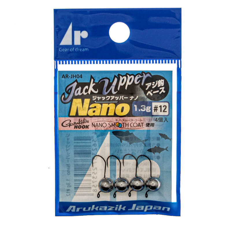 Джиг-головка Arukazik Head Jack Upper Nano #12 1.3g (4шт.)