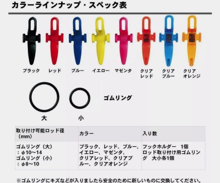 Хуккипер Daiwa Lure Hook Holder #Metal Gunmetal