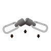 Магнитный держатель с карабинами DaiichiSeiko Carabiner Holder MG3500 #Red