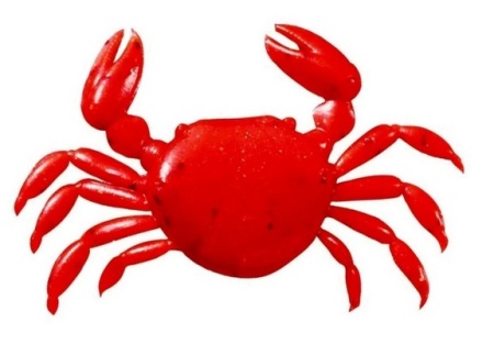 Силиконовая приманка Marukyu Power Crab M Red 0527