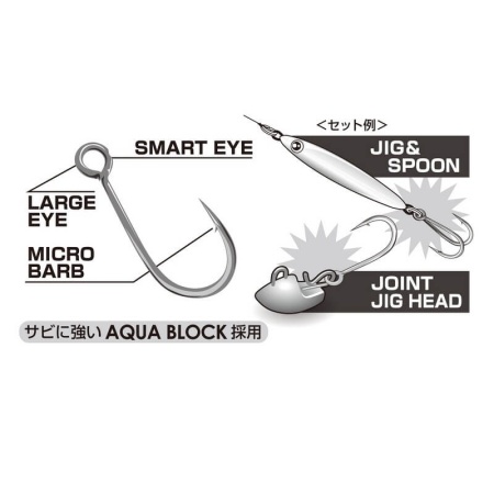 Крючки Decoy Single37 Versatile #6