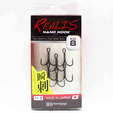 Крючки тройные DUO Realis Nano Hook #8