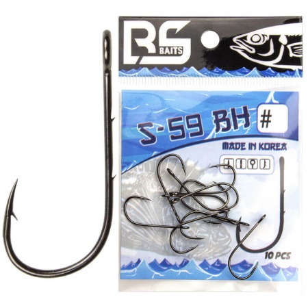 Крючки BS Baits S-59 2BH BN №10