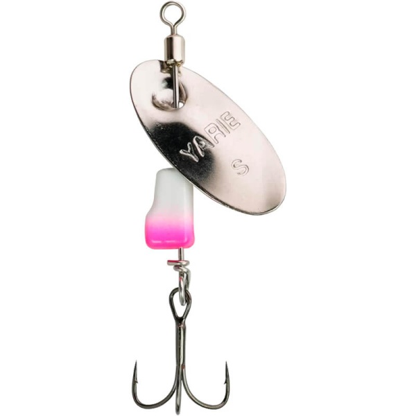 Вращающаяся блесна Yarie №672 Blender 2.1g #SP-09 Silver/Pink