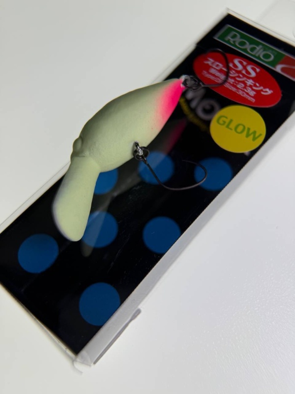 Воблер Rodio Craft Moca 2 Hooks DR SS #Azuki Mint Light Glow