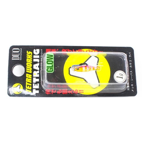 Пилькер DUO Tetra Works TetraJig 1.0g #PJA0045 Pink Gold Zebra Glow