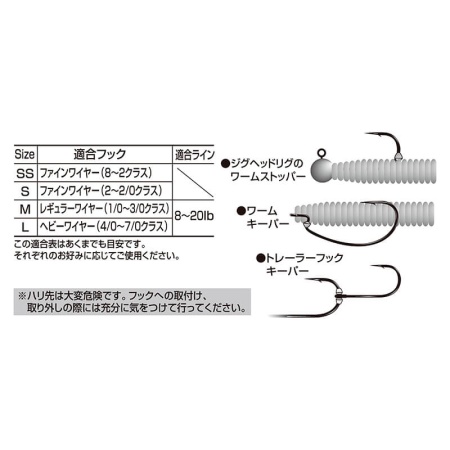 Стопор Decoy L-7 Versatile Keeper #SS (20шт.)
