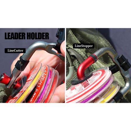 Держатель бобин Tict Leader Holder 3in Gunmetal/Red